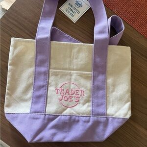 Trader Joe’s mini canvas tote bag
